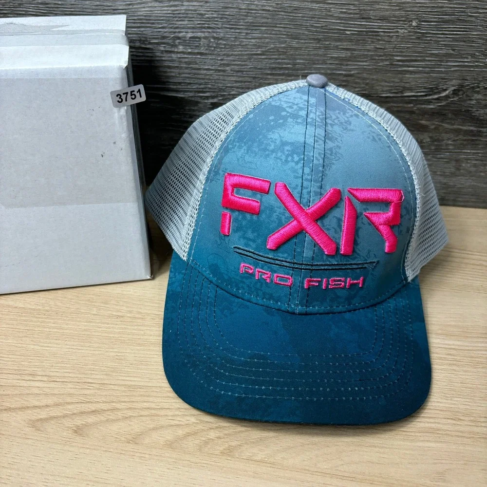 FXR Hat Cap Snap Back Youth Blue Pro Fish Outdoors‎ Adjustable